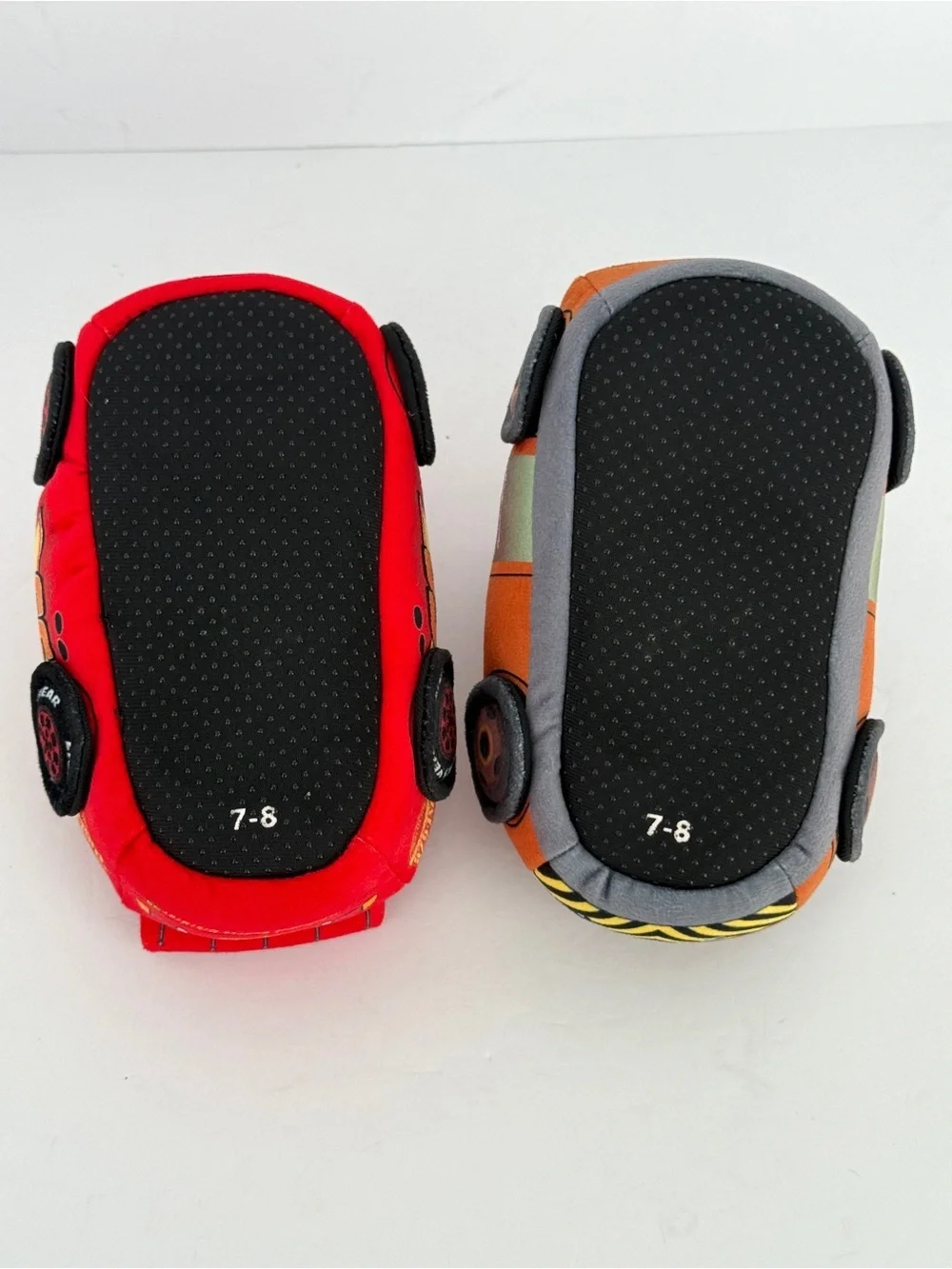 Disney Pixar Cars Lightning McQueen and Mater Plush Toddler House Slippers